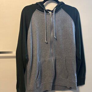 Threads 4 Thought Men's Zipper Hoodie Sweater Sweatshirt Size M Medium Green